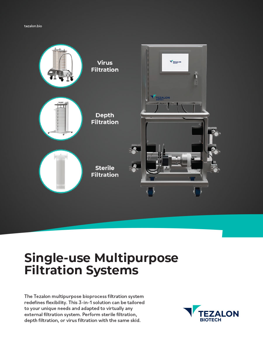 Brochure cover - Tezalon Multipurpose Filtration systems